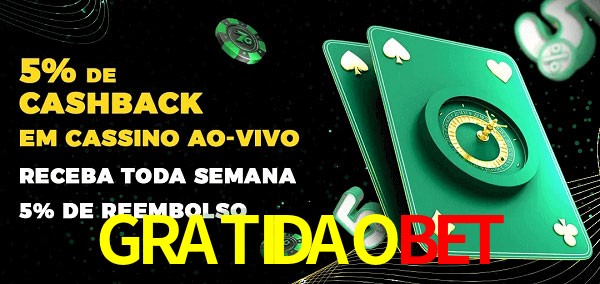 Promoções do cassino ao Vivo GRATIDAOBET